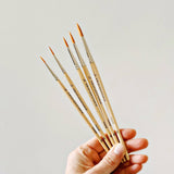 Emily lex watercolor paintbrush set stone hollow farmstead 