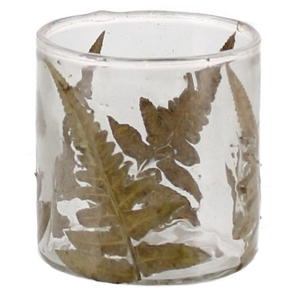 Enameled Fern Hurricane - Stone Hollow Farmstead