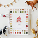 Farm watercolor workbook stone hollow farmstead Emily Lex