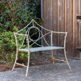 Faux Bois Wide Chair - Stone Hollow Farmstead