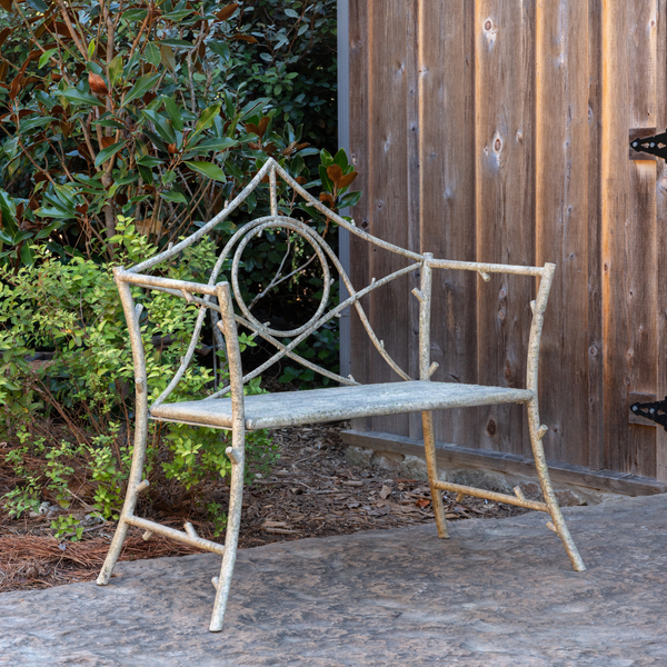 Faux Bois Wide Chair - Stone Hollow Farmstead