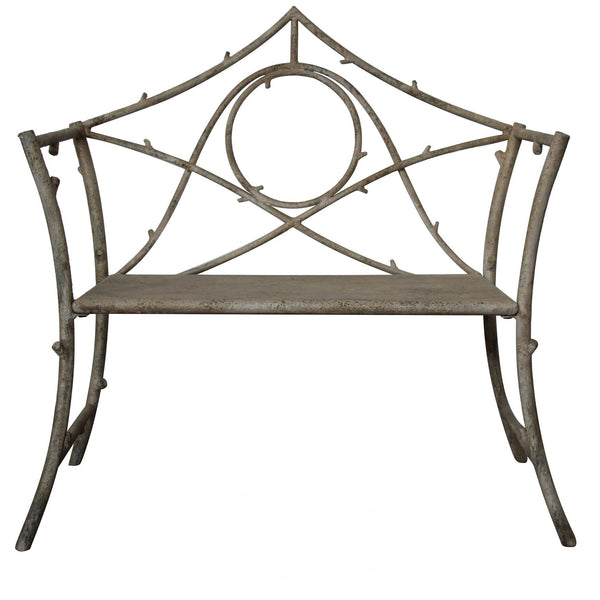 Faux Bois Wide Chair - Stone Hollow Farmstead