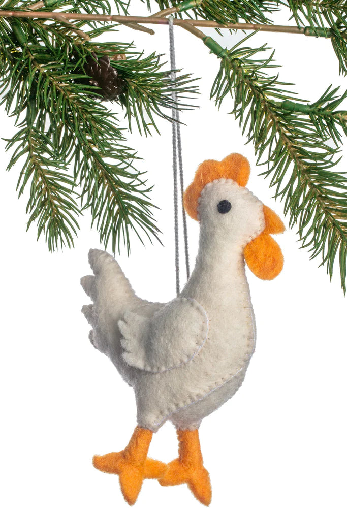 Hen | Holiday Ornament - Stone Hollow Farmstead