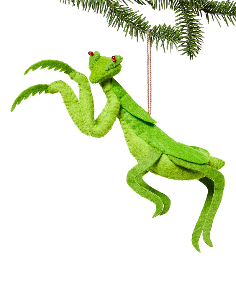 Praying Mantis | Holiday Ornament - Stone Hollow Farmstead