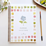 Flowers watercolor workbook Stone Hollow Farmstead Emily Lex