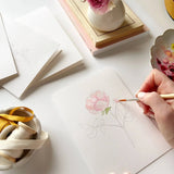 Garden Flowers Watercolor Notecard Set Emily Lex Stone Hollow Farmstead