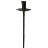 Garden Stake Taper Holder, Iron - Black stone hollow farmstead