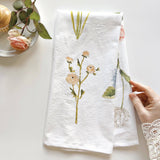 Garden flowers tea towel - Stone Hollow Farmstead Emily Lex