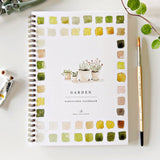 Garden watercolor workbook - Stone Hollow Farmstead Emily Lex