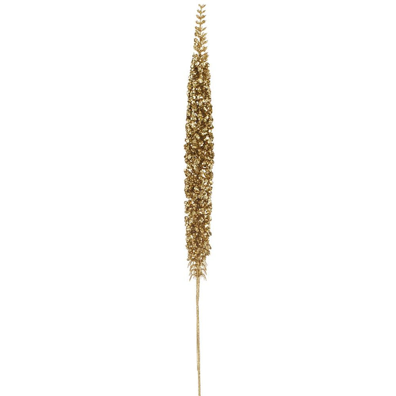 Glittered Foxtail Spray, 37"