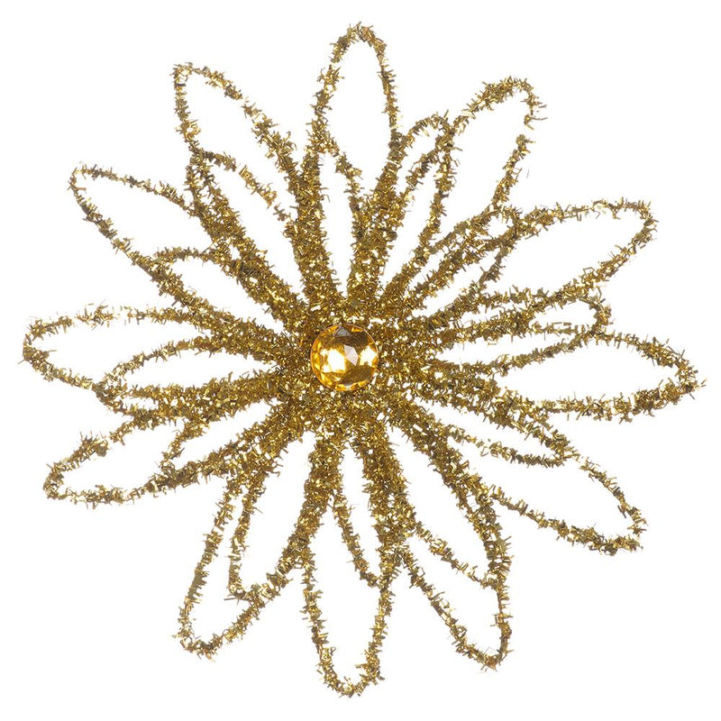 Rhinestone Flower, 9.5"