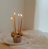 Hand Dipped Birthday Beeswax Candles Stone Hollow Farmstead