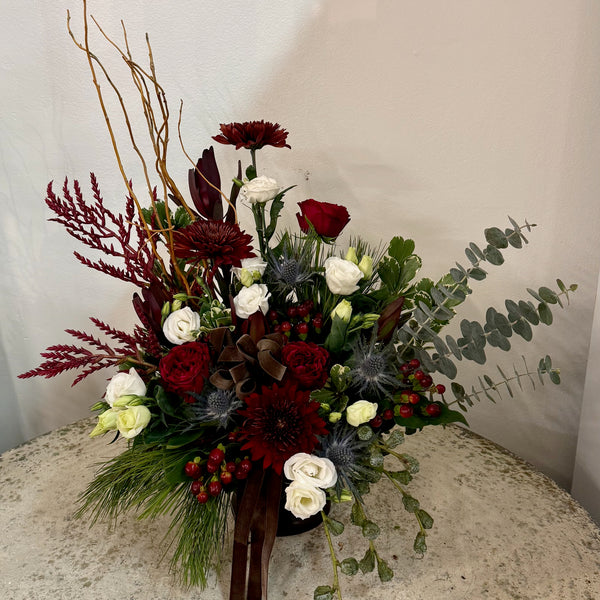 Yuletide Grandeur Holiday Arrangement