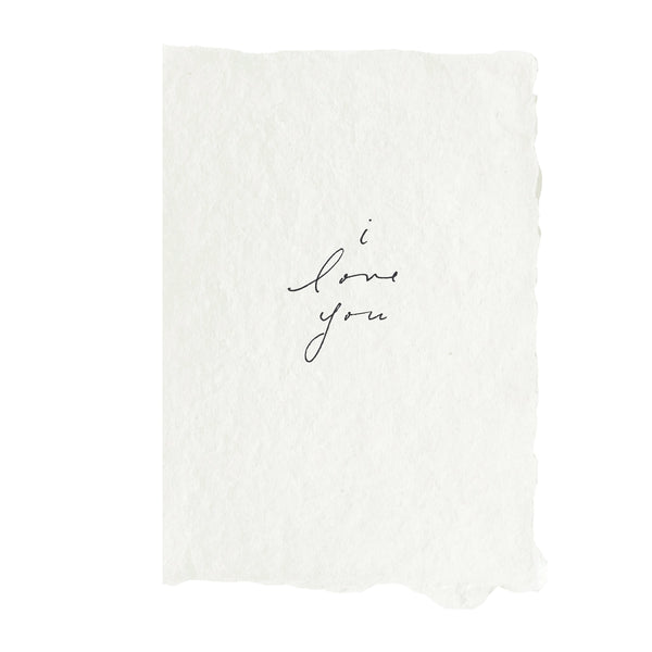 I Love You | Note Card - Stone Hollow Farmstead
