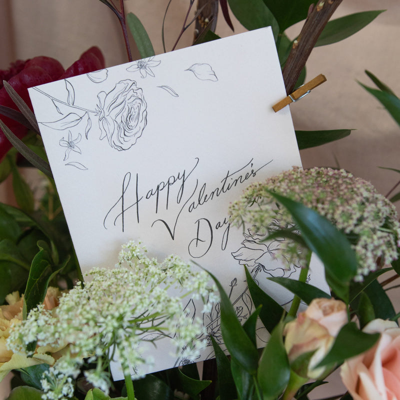 Valentine's Day Salutation Card - Stone Hollow Farmstead