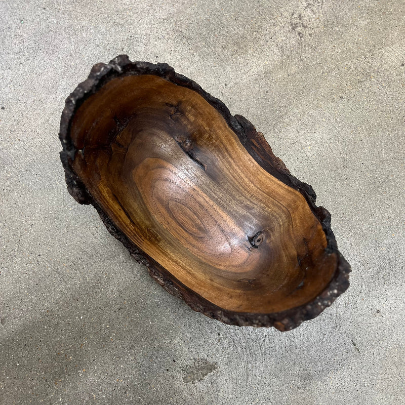 Black Walnut Live Edge Bowl -  #310 - Stone Hollow Farmstead