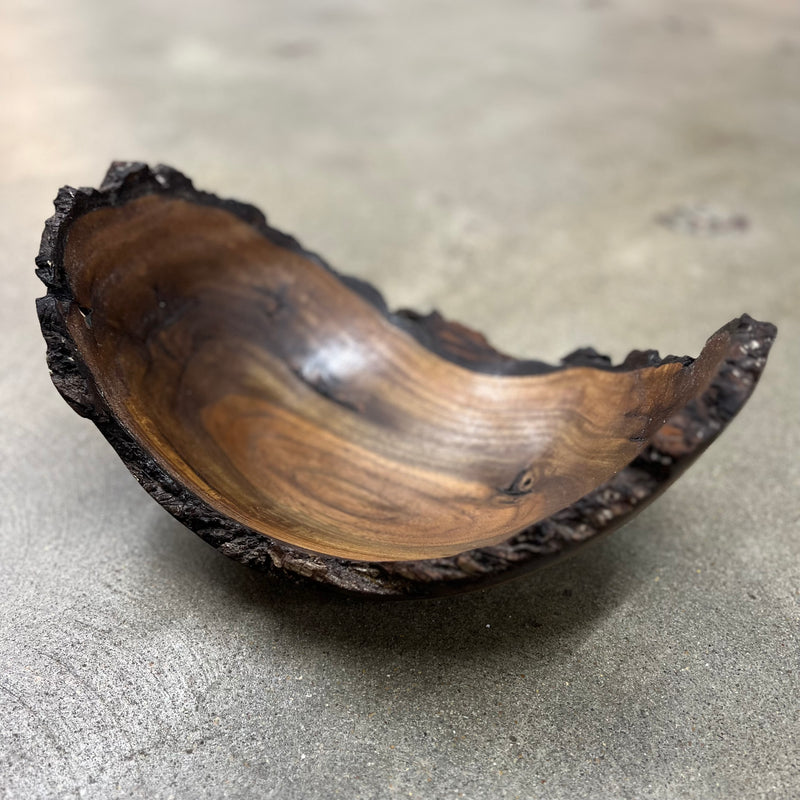 Black Walnut Live Edge Bowl -  #310 - Stone Hollow Farmstead