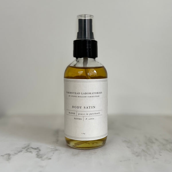 Peace in Patchouli Body Satin