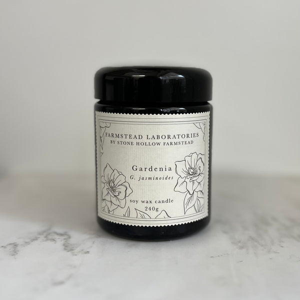 Gardenia Candle - Stone Hollow Farmstead
