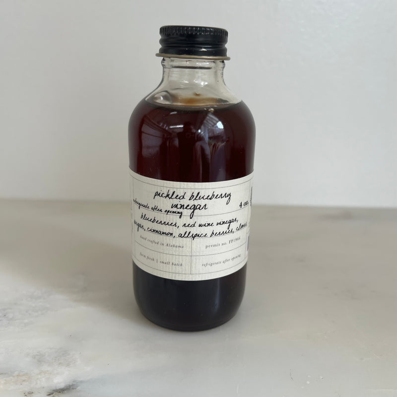 Pickled Blueberry Vinegar - Stone Hollow Farmstead