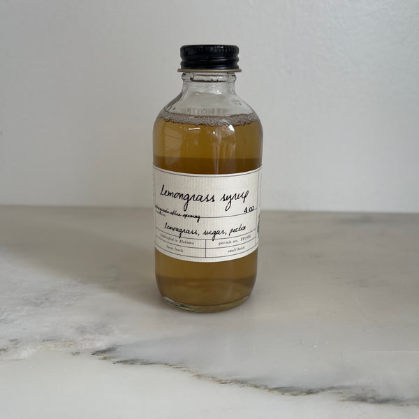 Lemongrass Syrup - Stone Hollow Farmstead