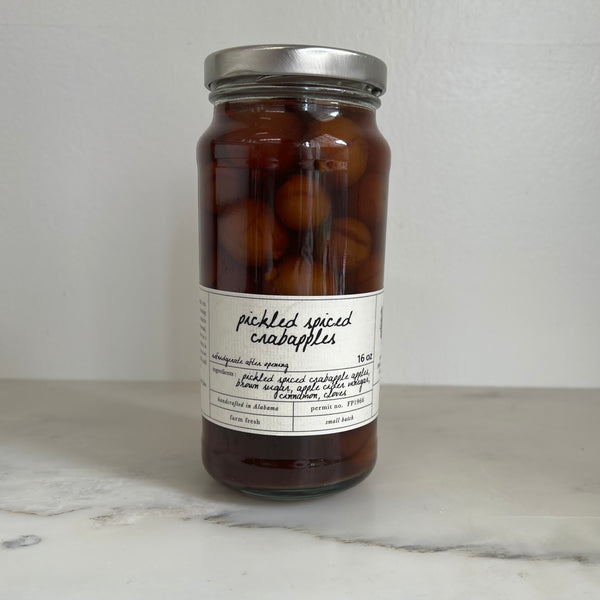 Pickled Spiced Crabapples - Stone Hollow Farmstead