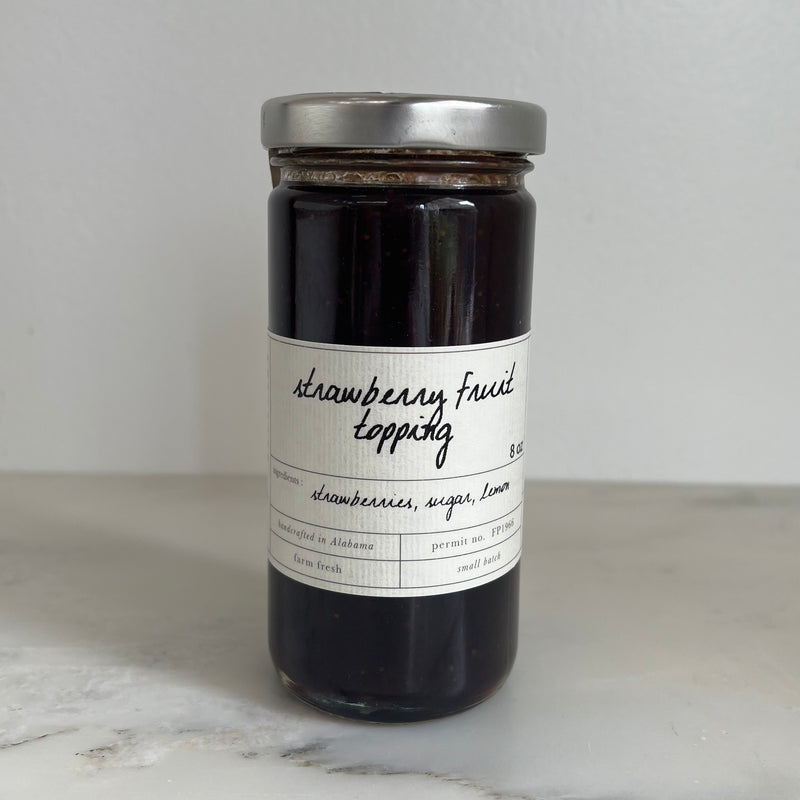 Strawberry Fruit Topping - Stone Hollow Farmstead