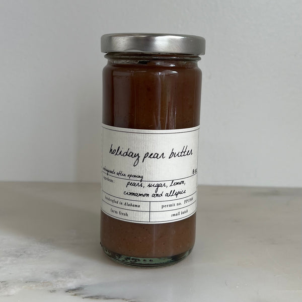 Holiday Pear Butter - Stone Hollow Farmstead