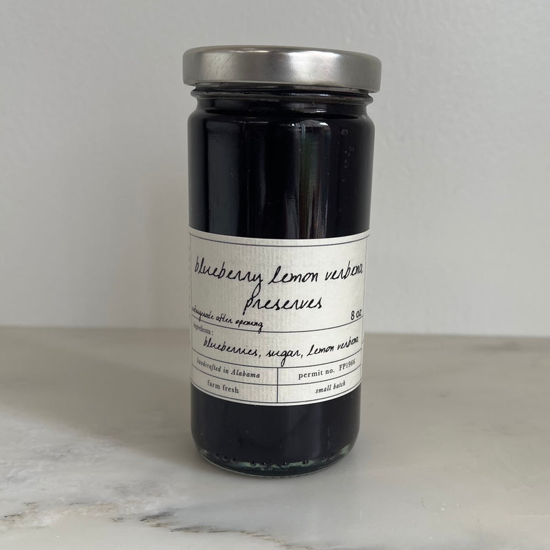 Blueberry Lemon Verbena Jam - Stone Hollow Farmstead
