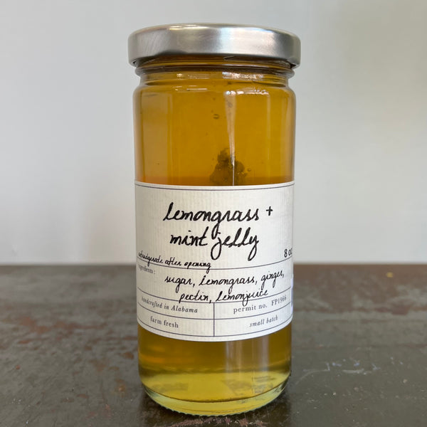 Lemongrass + Mint Jelly - Stone Hollow Farmstead