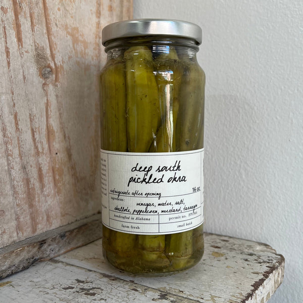 Deep South Pickled Okra - Stone Hollow Farmstead