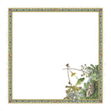 Italian Bunny Garden Linen Napkin Set stone hollow farmstead Tessitura Toscana Telerie