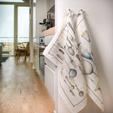 Italian Pub Tea Towel stone hollow farmstead Tessitura Toscana Telerie