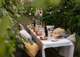 Italian Tiziano Tablecloth stone hollow farmstead Tessitura Toscana Telerie