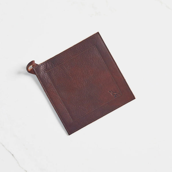 Full Grain Leather Potholder - Stone Hollow Farmstead