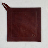 Full Grain Leather Potholder - Stone Hollow Farmstead