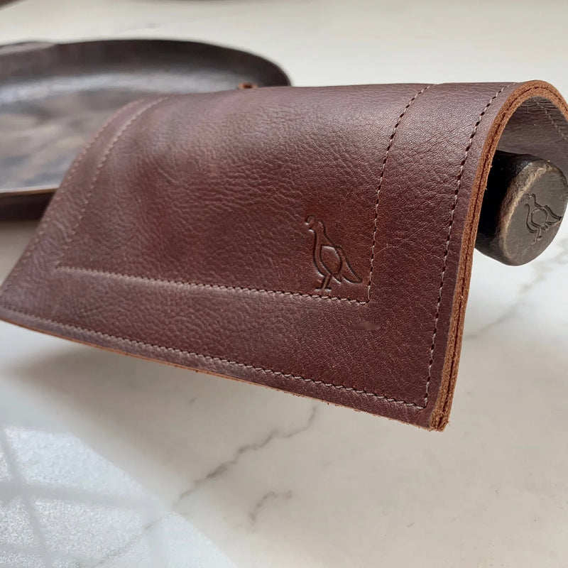 Full Grain Leather Potholder - Stone Hollow Farmstead
