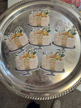 Lemon Cake Fancy Die Cut Card Stone Hollow Farmstead 