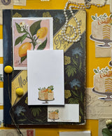 Fancy Cake Le Petit Notepad Stone Hollow Farmstead 