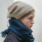 Linen Knit Scarf - Stone Hollow Farmstead