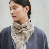 Linen Knit Scarf - Stone Hollow Farmstead