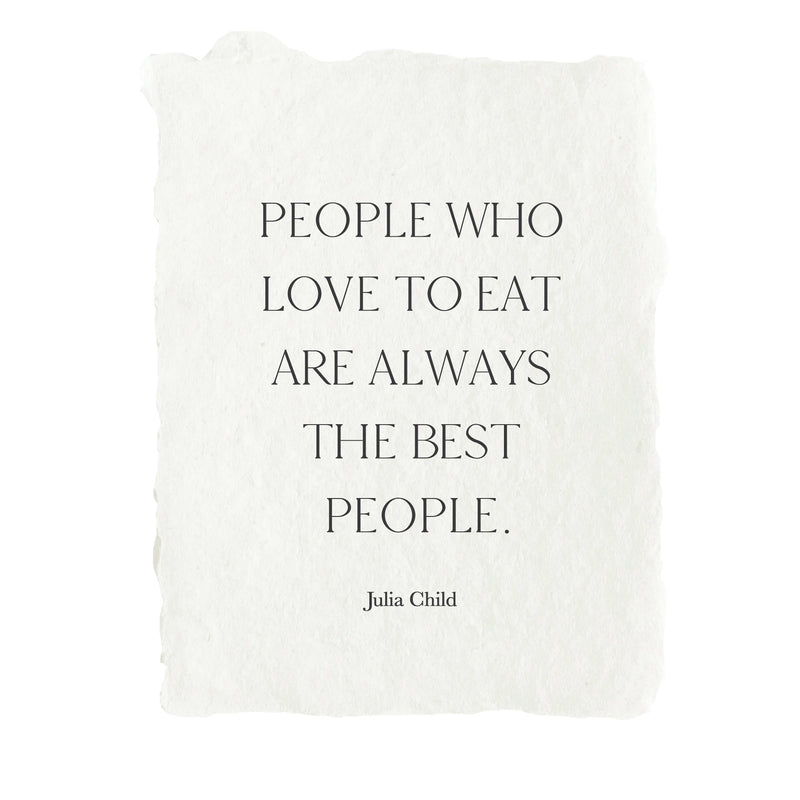 Love To Eat Quotes | Note Card - Stone Hollow Farmstead