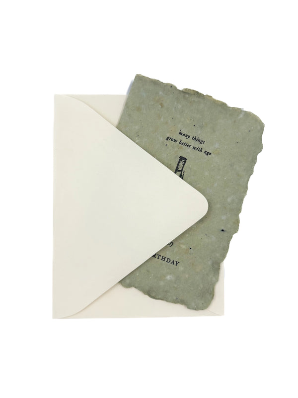 Many Things Grow Better with Age | Note Card - Stone Hollow Farmstead