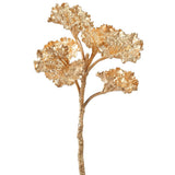 Stone Hollow Farmstead – Gold Metallic Kale Spray, 24.25"