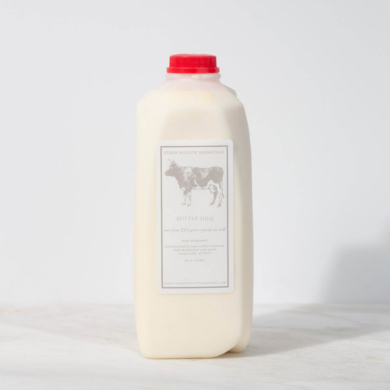 Whole Jersey Cow Buttermilk - Stone Hollow Farmstead