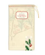 Vintage Napkin | Holiday Holly - Stone Hollow Farmstead