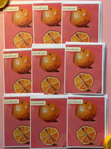 Get Well Soon Oranges Greeting Card Stone Hollow Farmstead