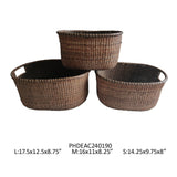 Rattan Travelers Basket, Stone Hollow Farmstead