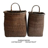 Rattan Door Basket, Stone Hollow Farmstead