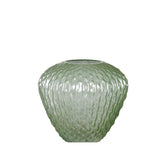 Textured Pale Green Glass Vase, Large, Stone Hollow Farmstead
